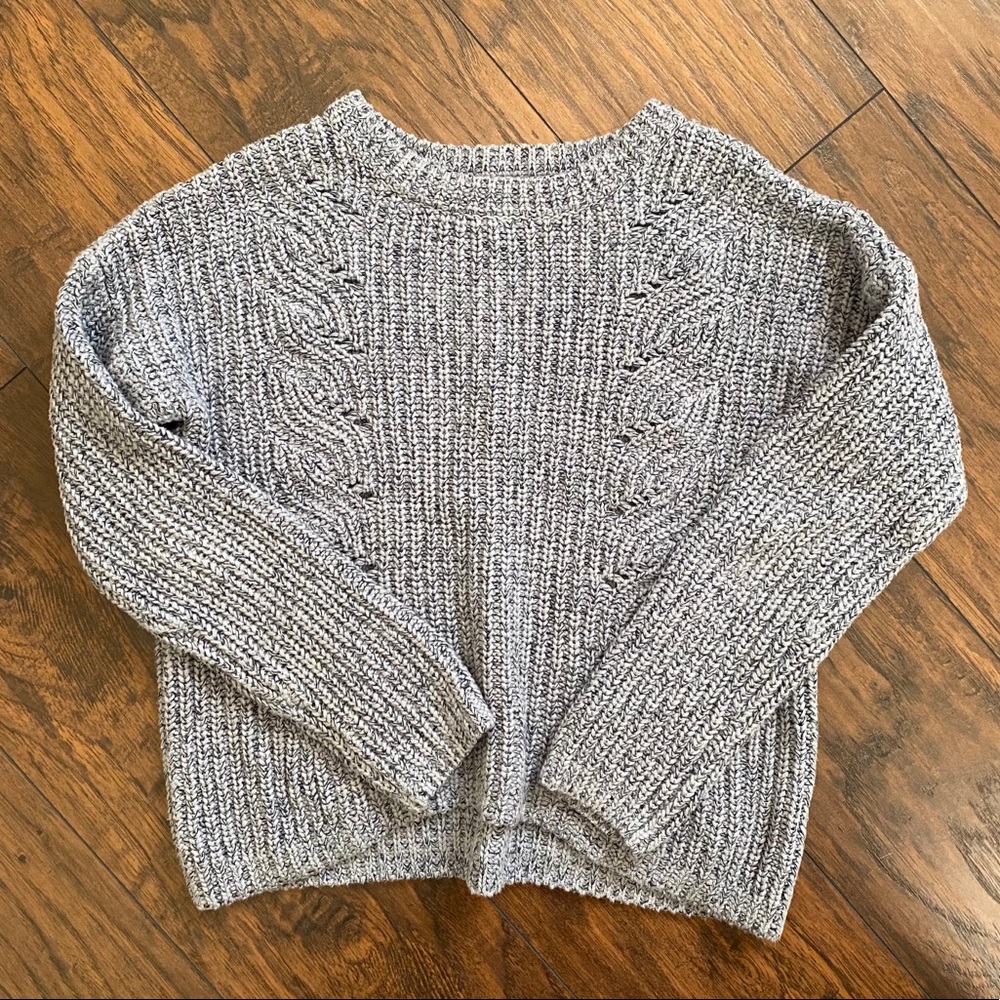 Cotton Marled Sweater GAP